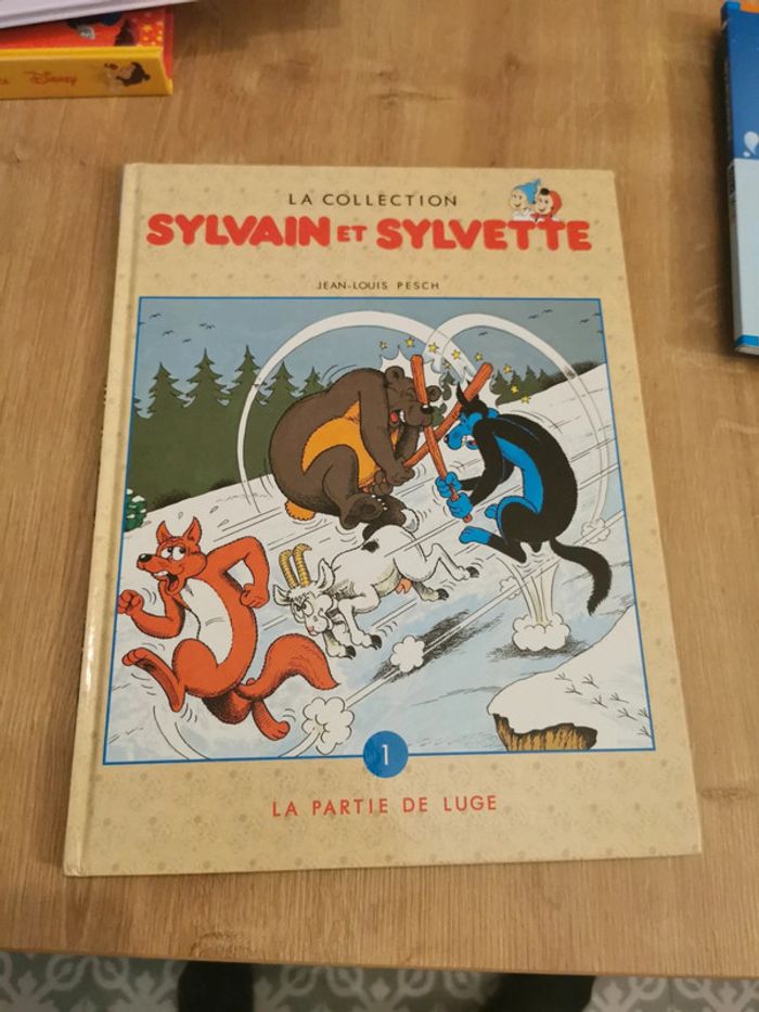 Sylvain et Sylvette la partie de luge