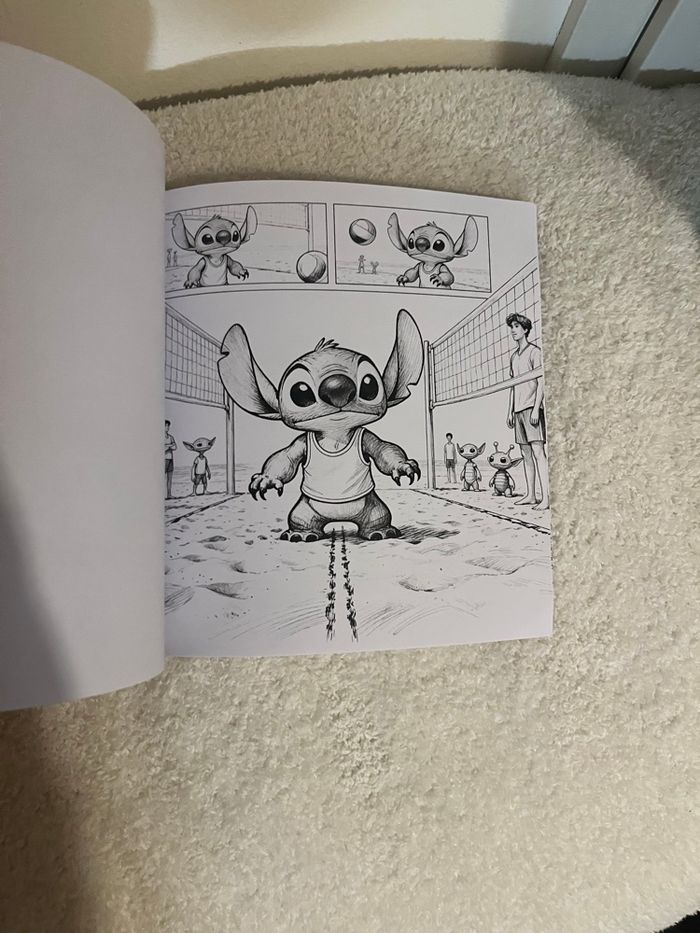 Livre de coloriage cosy stitch - photo numéro 8