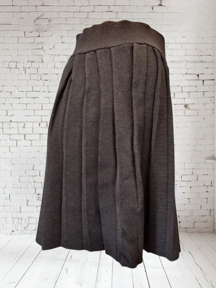 Mango jupe patineuse plissée en maille * taille S * - photo numéro 3