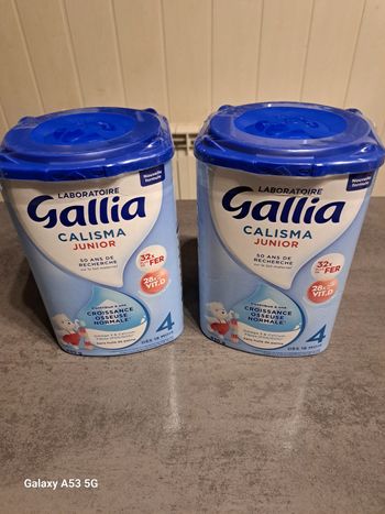 Lait gallia calisma junior x2 dès 18 mois