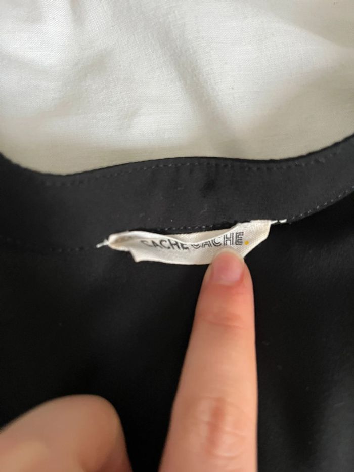 Blouse noir cache cache taille 3 - photo numéro 3