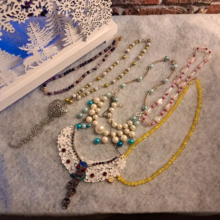 Lot de colliers multicolore Chic artisanale