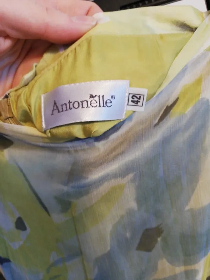 Jupe mi longue doublure soie Antonnelle taille 42 - photo numéro 4