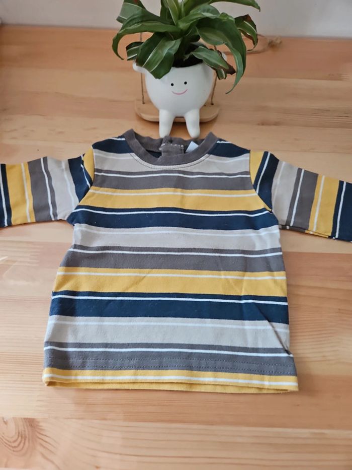 Lot de 5 tee shirt manche longue bébé garçon 3 mois - photo numéro 5