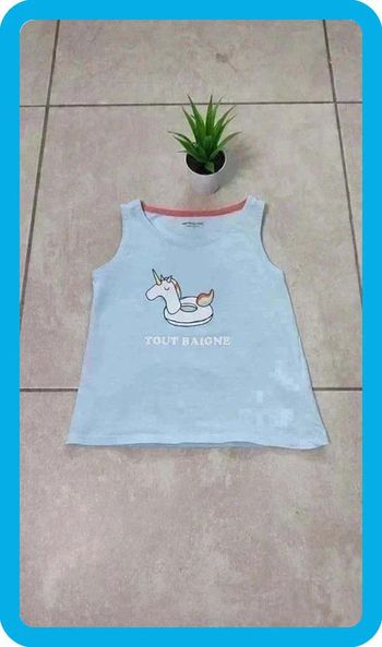 Adorable débardeur licorne pour petite fille - 3 ans - Vertbaudet - Très bon état