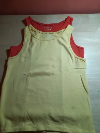 Lot de 2 débardeurs femme