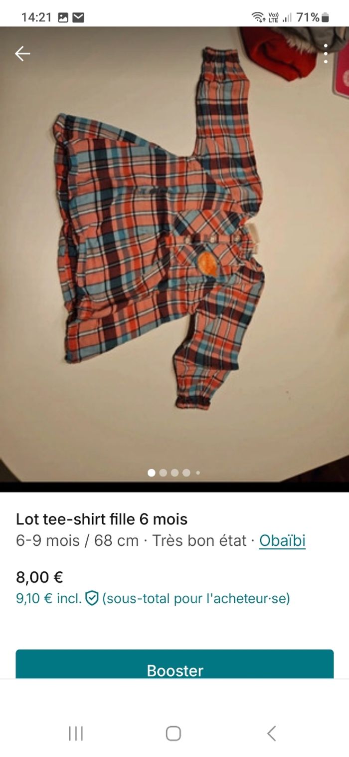 Lot 6 mois fille - photo numéro 6