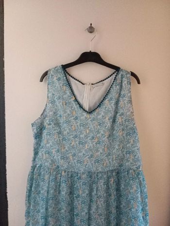 Petite robe d'été bleue, taille XXXL/46.