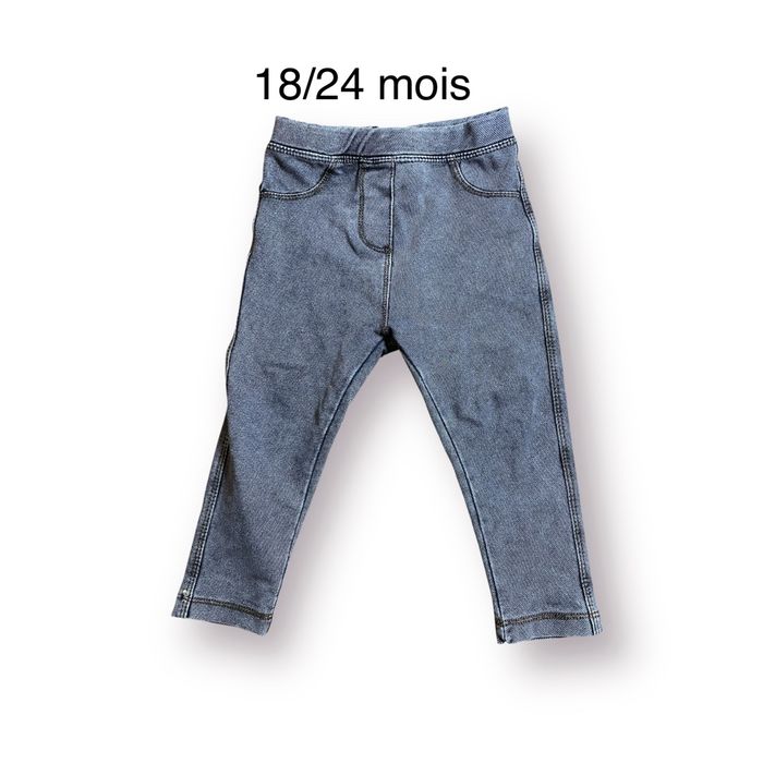 Mango Jegging gris Taille 18/24 mois