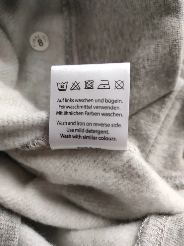 Sweat à capuche gris molletonné Taille M - photo numéro 10