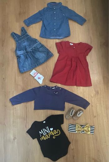 Lot bébé 9/12 mois-8 pièces