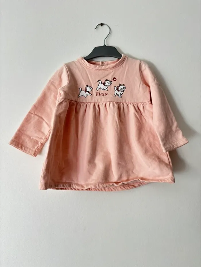 Robe rose marie les aristochats