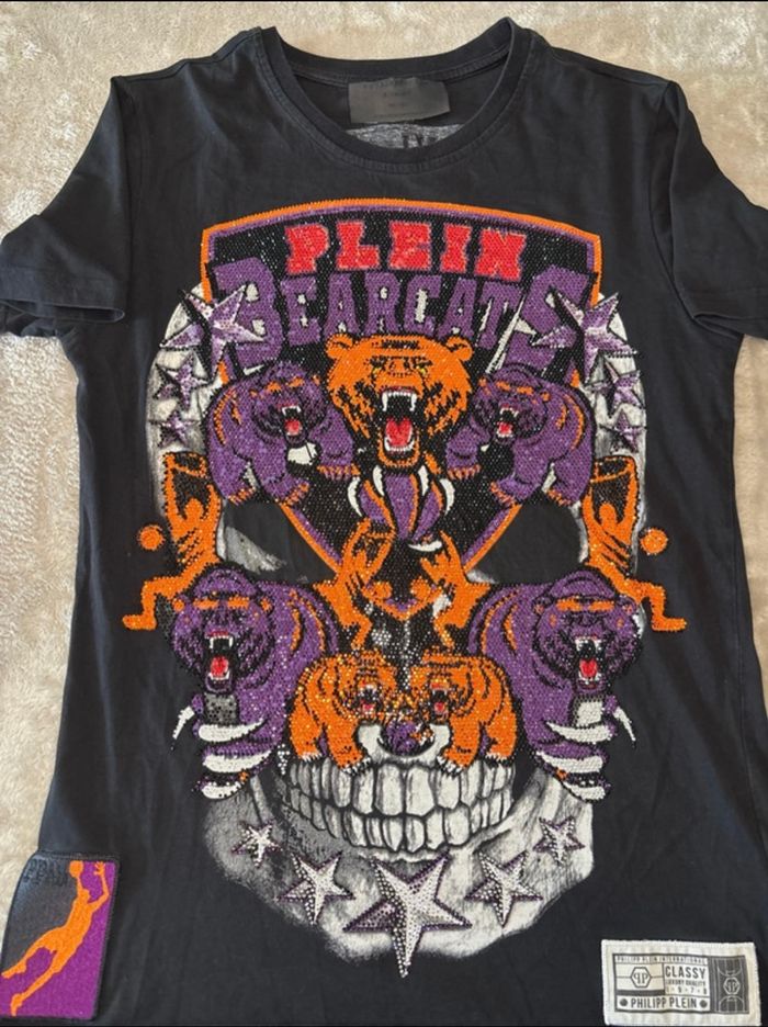 T-shirt à manches courtes Philipp plein bearcats - photo numéro 2