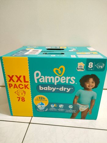 Pampers Couches taille 8