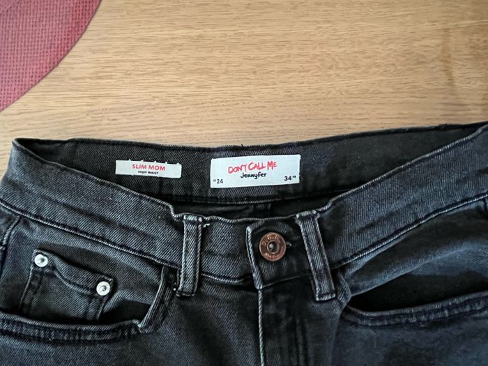 ☆☆ Jean Slim Mom Hight Waist Jennyfer Taille 34 en TBEG ☆☆ - photo numéro 3