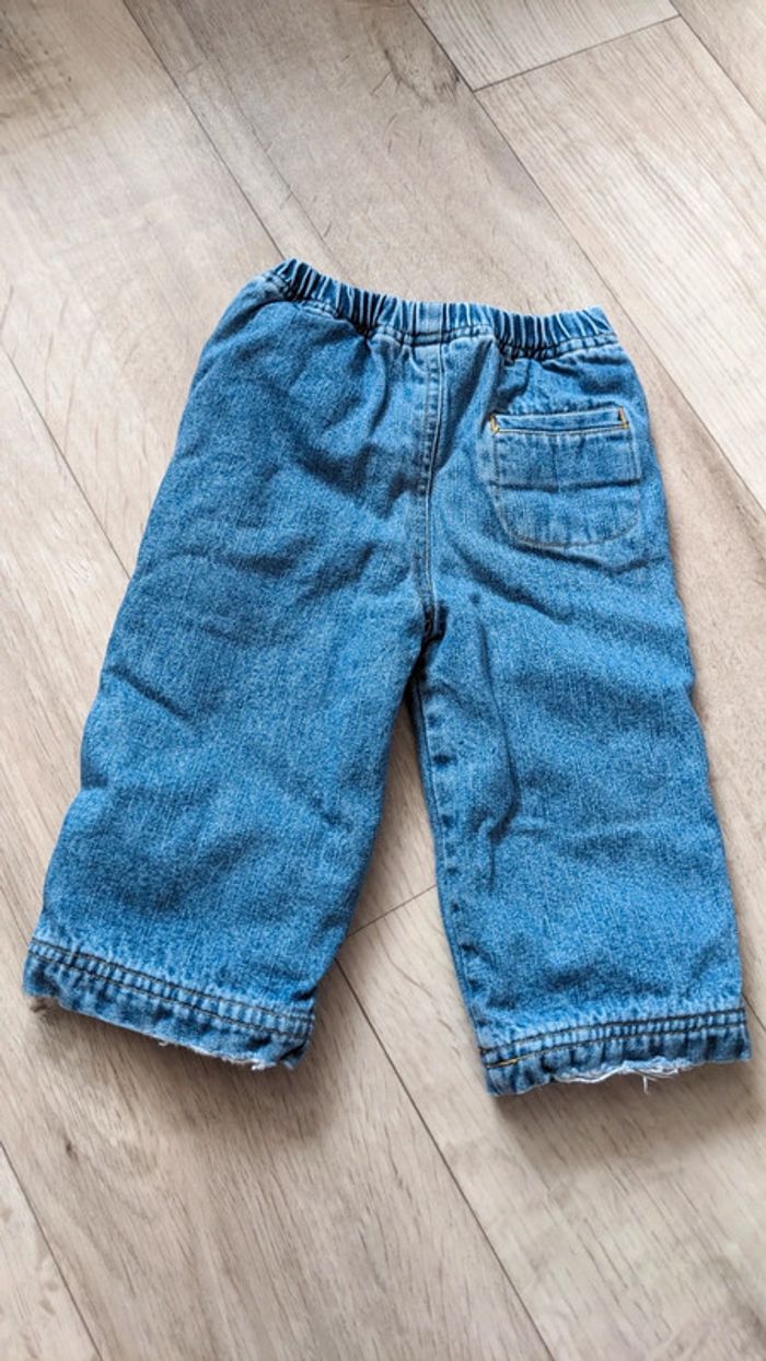 Jeans fourré polaire 12 Mois - photo numéro 3