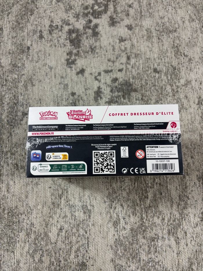 Pokémon ETB Coffret Dresseur D’élite EV10.5 Flamme Blanche - photo numéro 7
