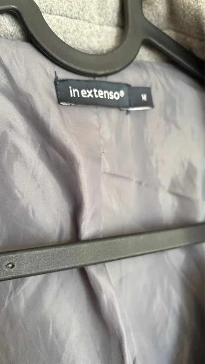 Manteau gris – coupe droite élégante - photo numéro 4