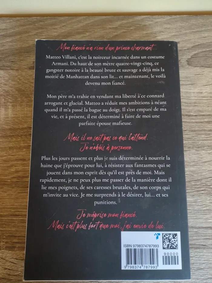 Livre dark romance Un chef sauvage de Kristen Luciani - photo numéro 3