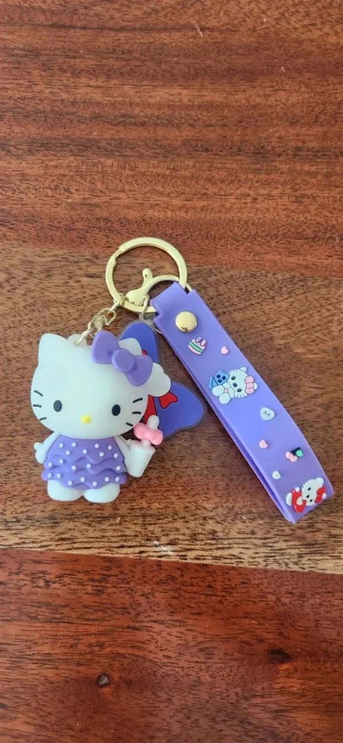 Porte-Clés Hello Kitty Violet