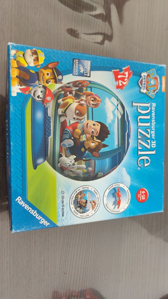 puzzle boule pat patrouille