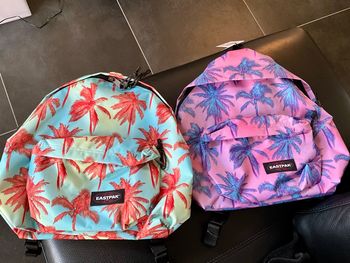 2 sacs eastpack neufs , 24 litres, 30 % avec code remise