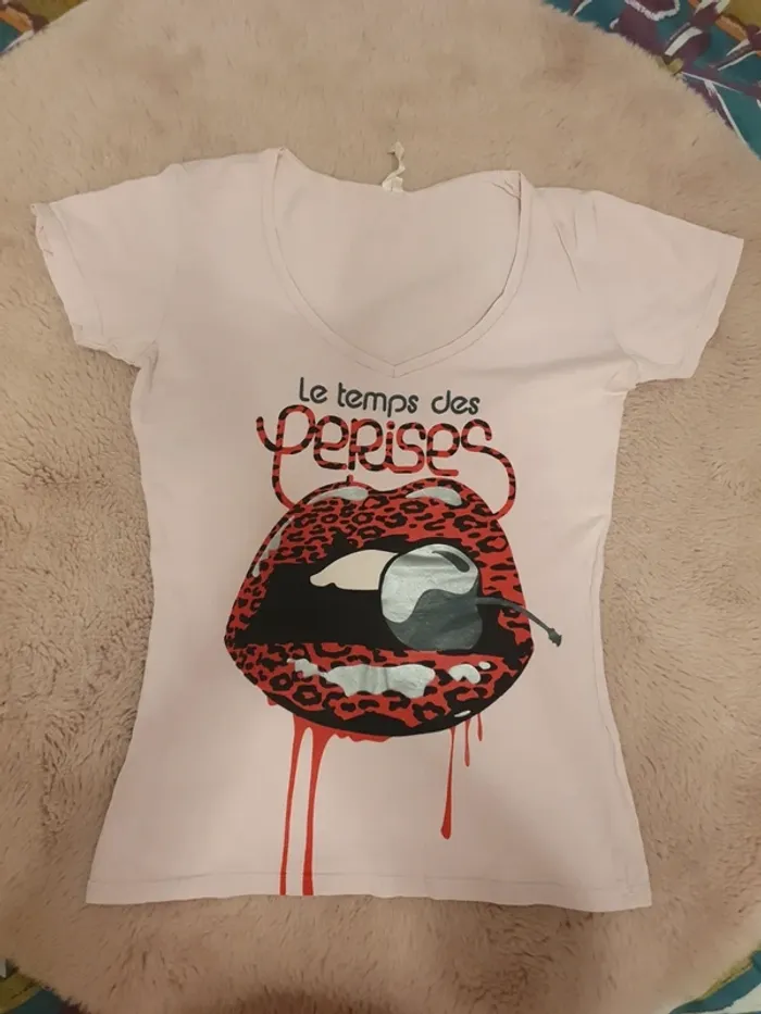 Tee shirt le temps des cerises femme taille M