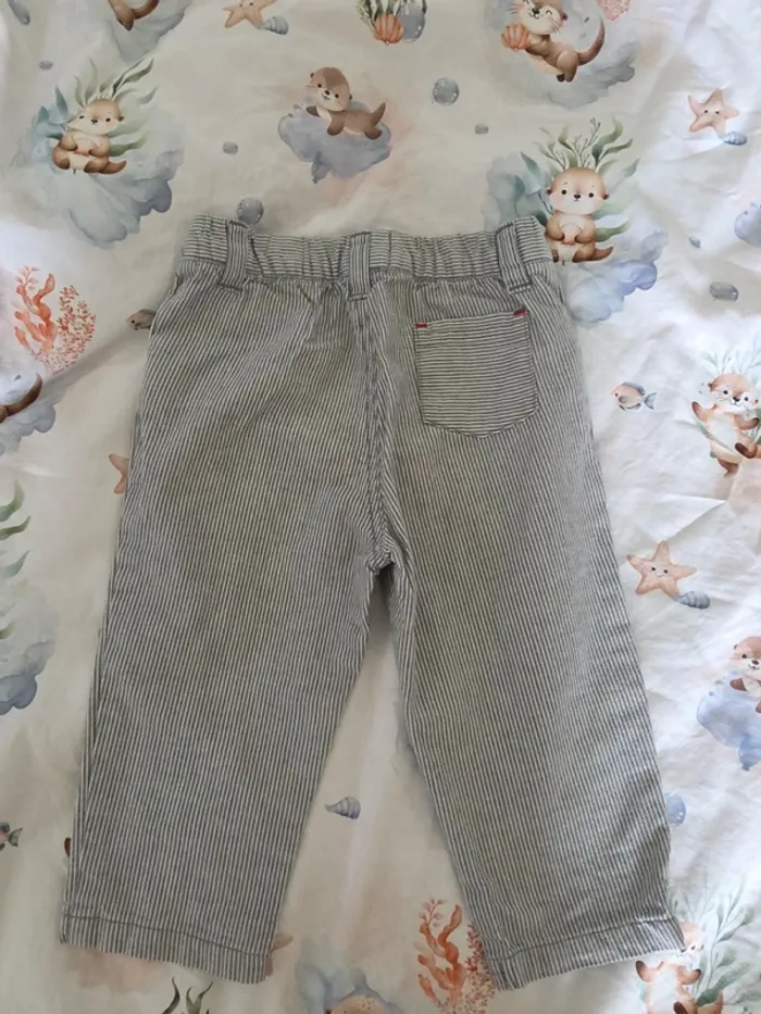 Pantalon rayé Orchestra – 12 mois (74 cm - photo numéro 4