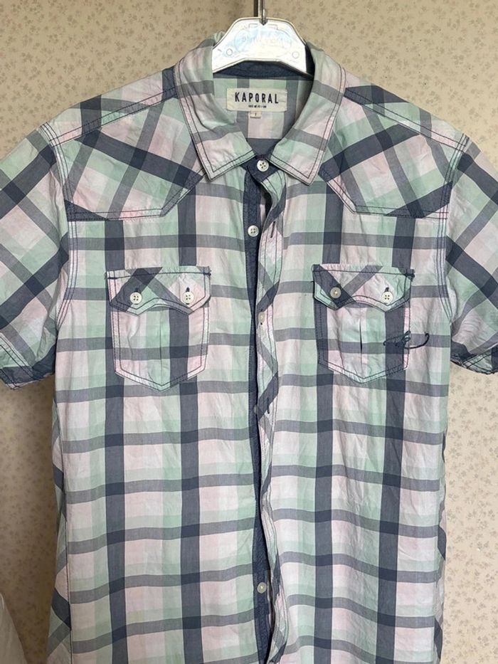 Chemise manche courte taille 40 marque kaporal - photo numéro 2