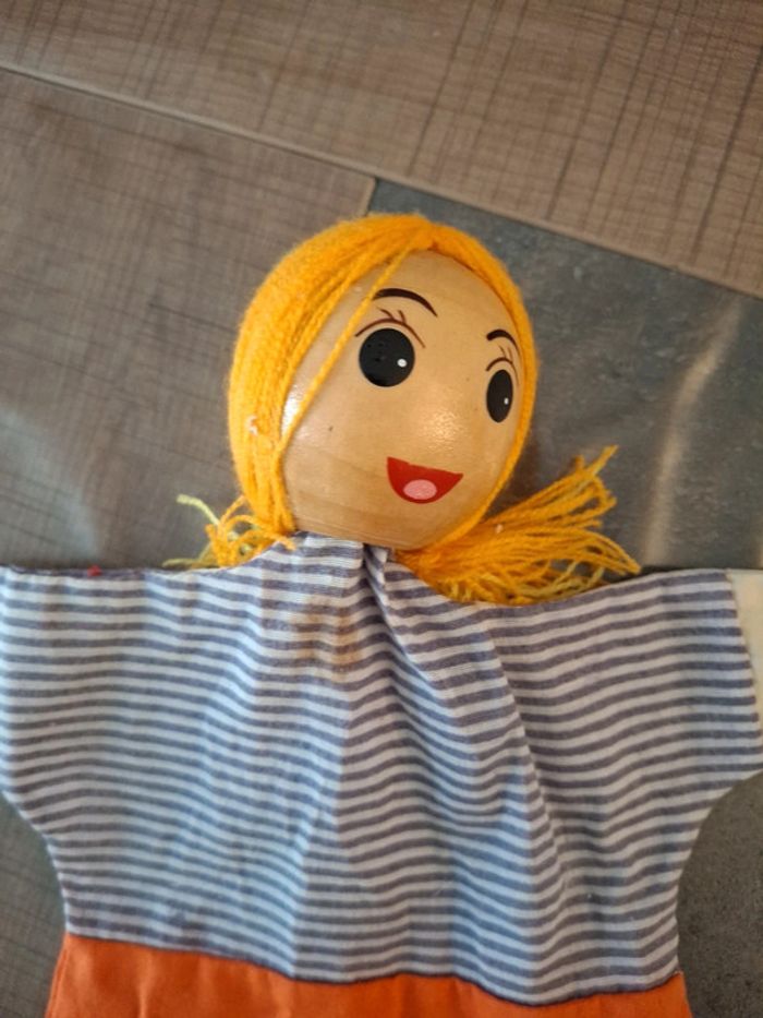 Marionnette vintage 2 personnage - photo numéro 5