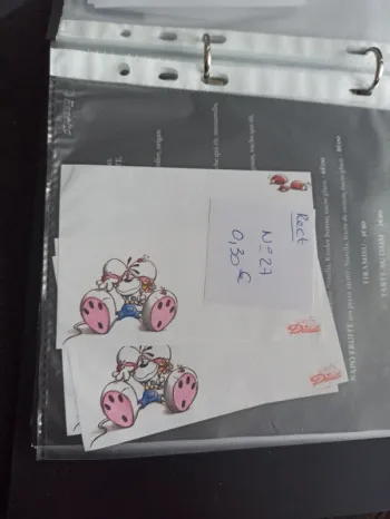 Feuille Diddl rectangulaire 27 0,30€