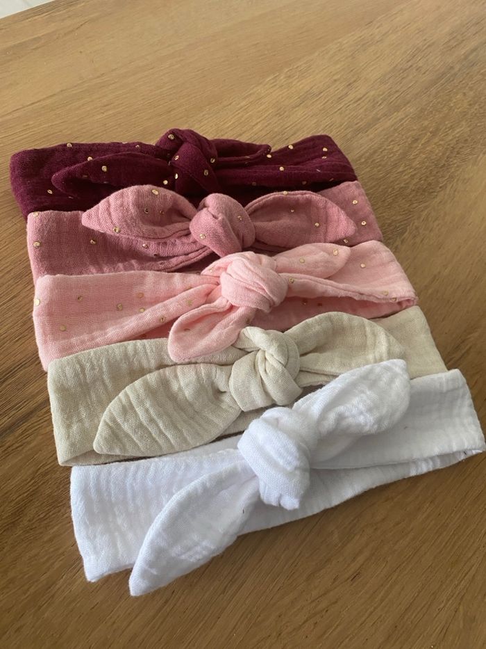 Lot bandeau bébé girly - photo numéro 2