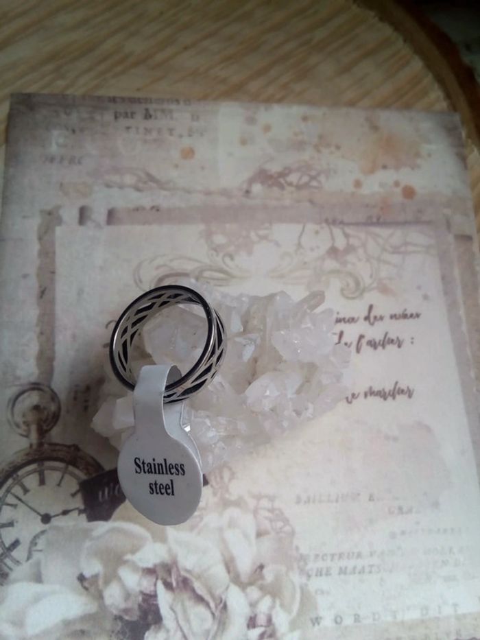 Bague argenté tribale - photo numéro 4