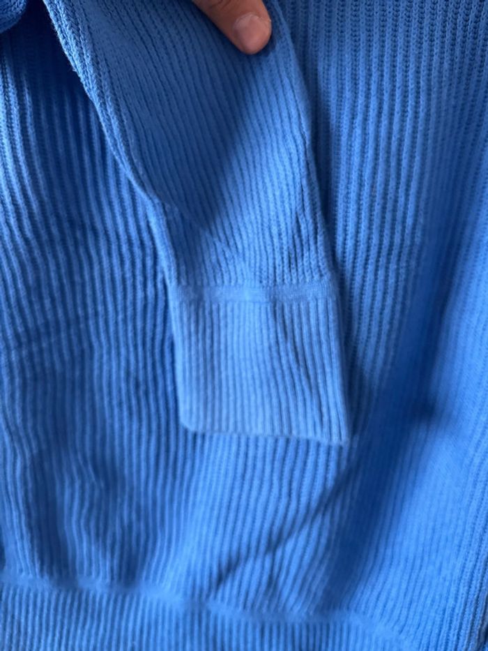 Pull col rond femme Tommy Hilfiger bleu – Taille S – Très bon état - photo numéro 4