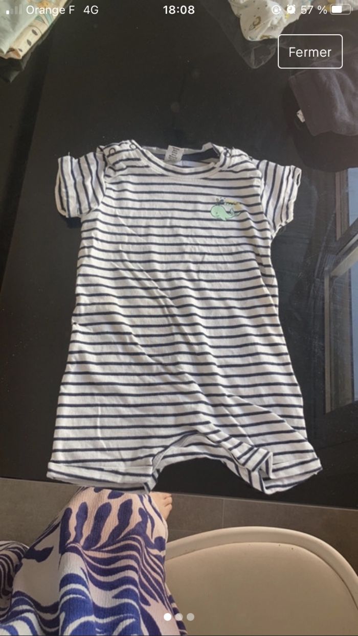 Grenouillère bébé