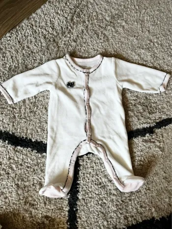 Pyjama velours 1 mois