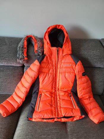 Parka ski Icepeak 11-12 ans Orange/Anthracite 