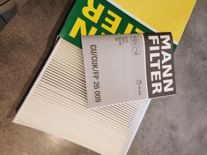 Filtre habitacle CU 26009