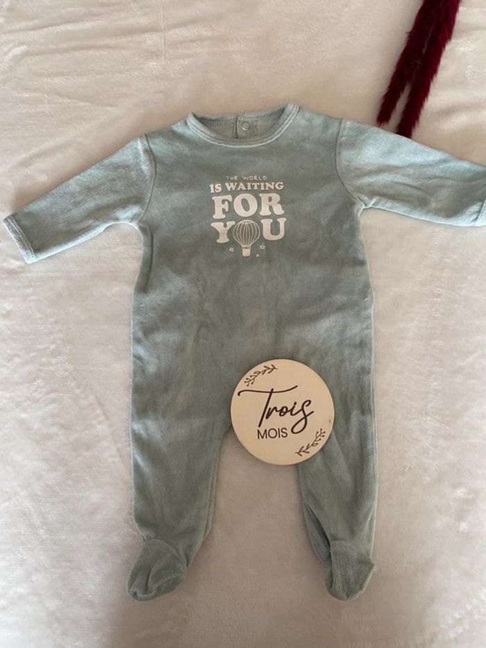 Pyjama grenouillère mixte Kiabi 3 mois