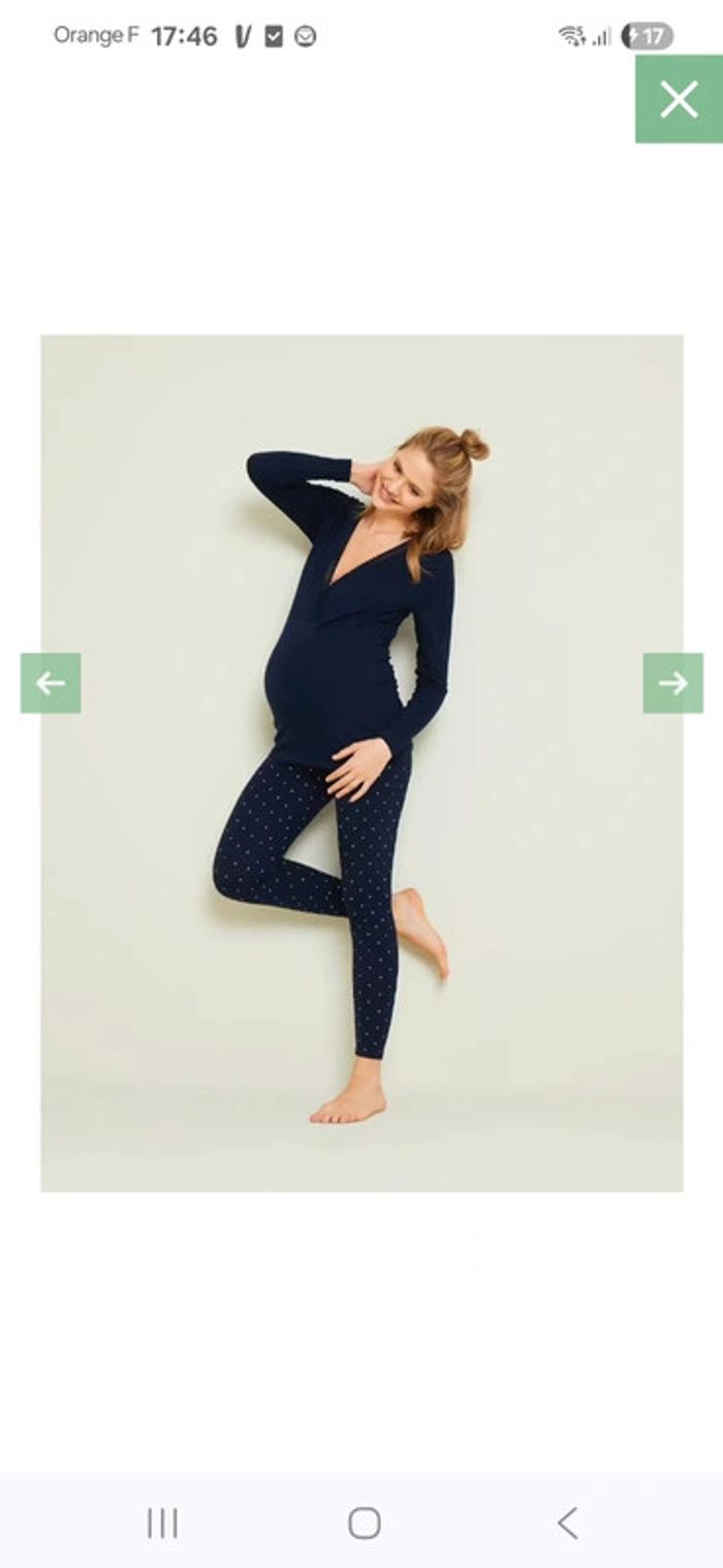Pyjama grossesse et allaitement 46/48 - photo numéro 9