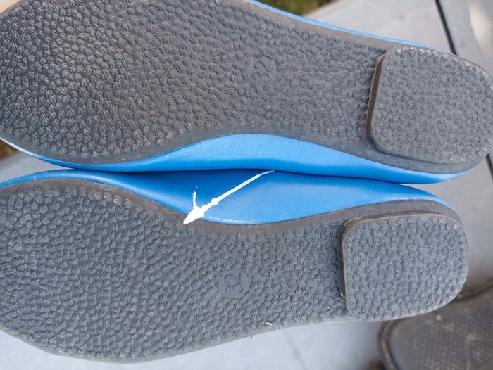 Ballerine bleu taille 32 - photo numéro 3