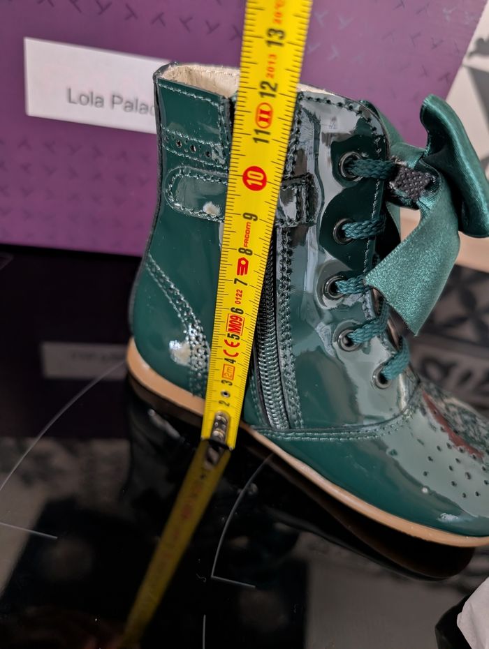 Bottines montantes fille tout cuir. Taille 23. Neuf. Lola Palacios - photo numéro 9