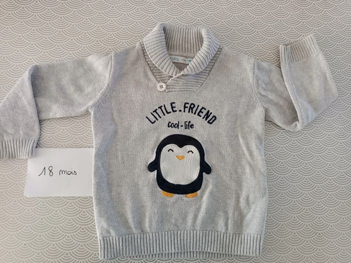 Pull pingouin 18m