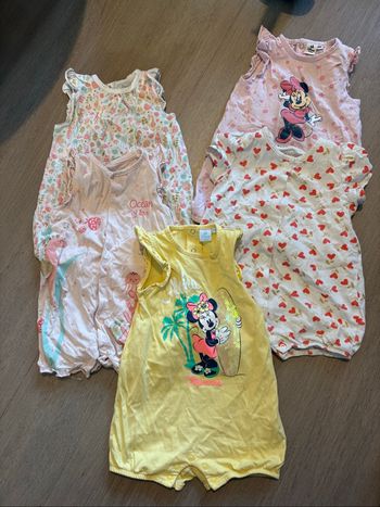 Lot barboteuse fille
