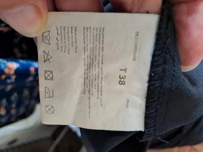 Pantalon de grossesse porté 1 fois 38 noir maternité ttbe - photo numéro 6