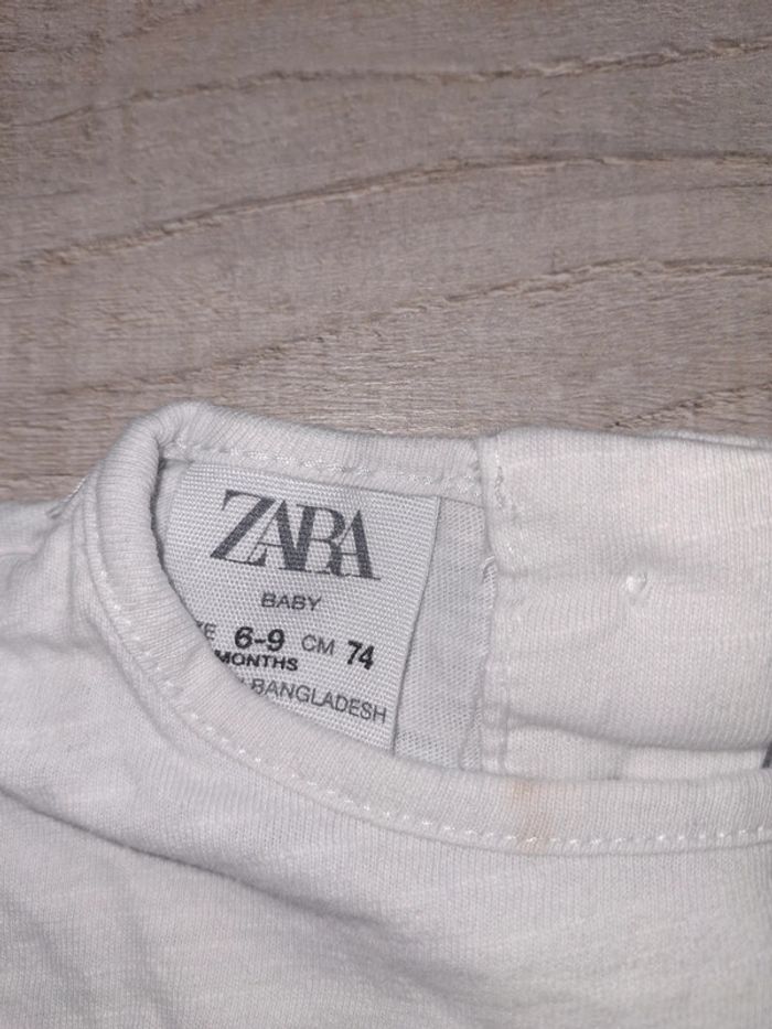 Tee shirt manche courte fille 6-9 mois - photo numéro 2