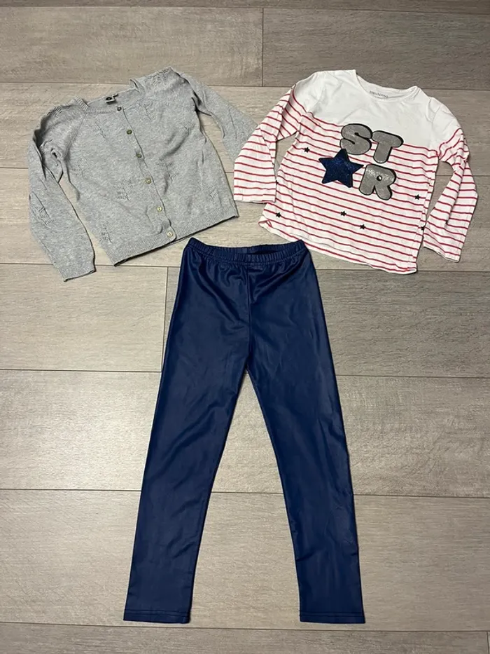 Ensemble fille 3 pièces Z in extenso SHEIN legging