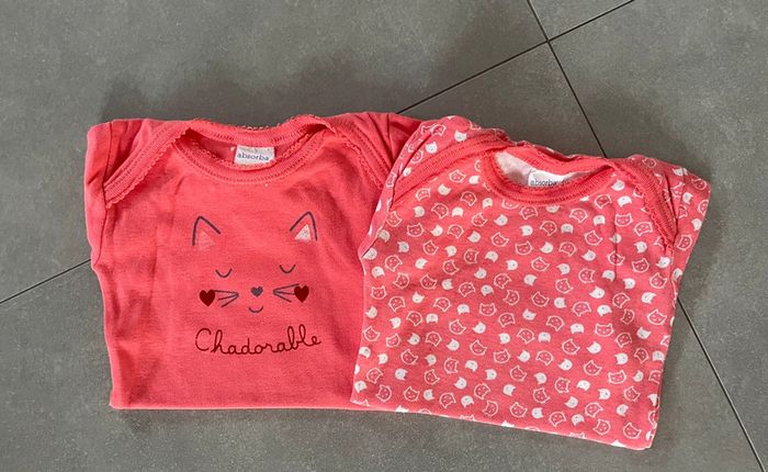 Lot 2 bodies - 6mois