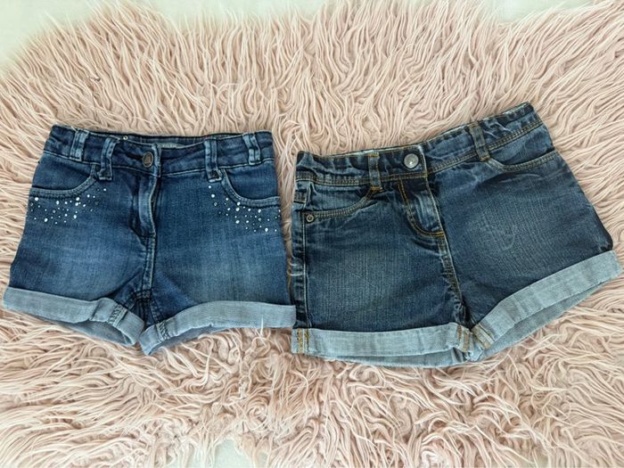 Lot 2 shorts en jean