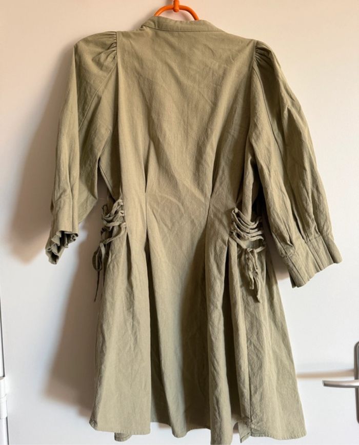 Robe courte kaki - Zara - photo numéro 5